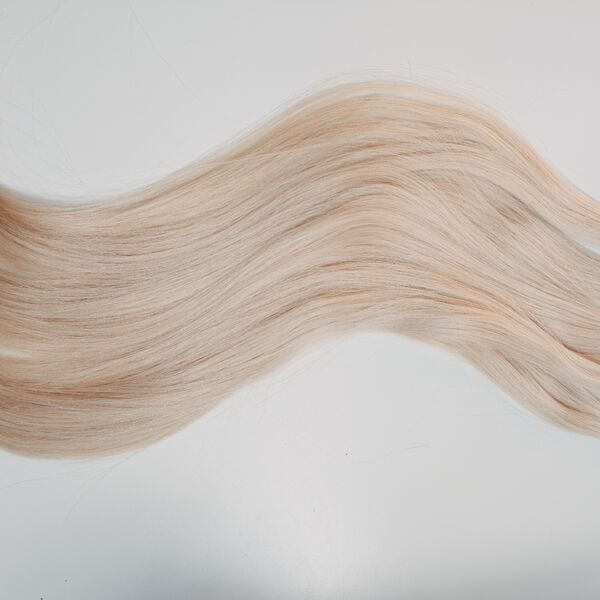 Mechón de extensión de pelo natural rubio